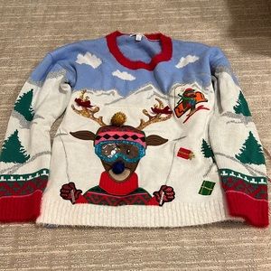 Worn twice ugly Christmas sweater